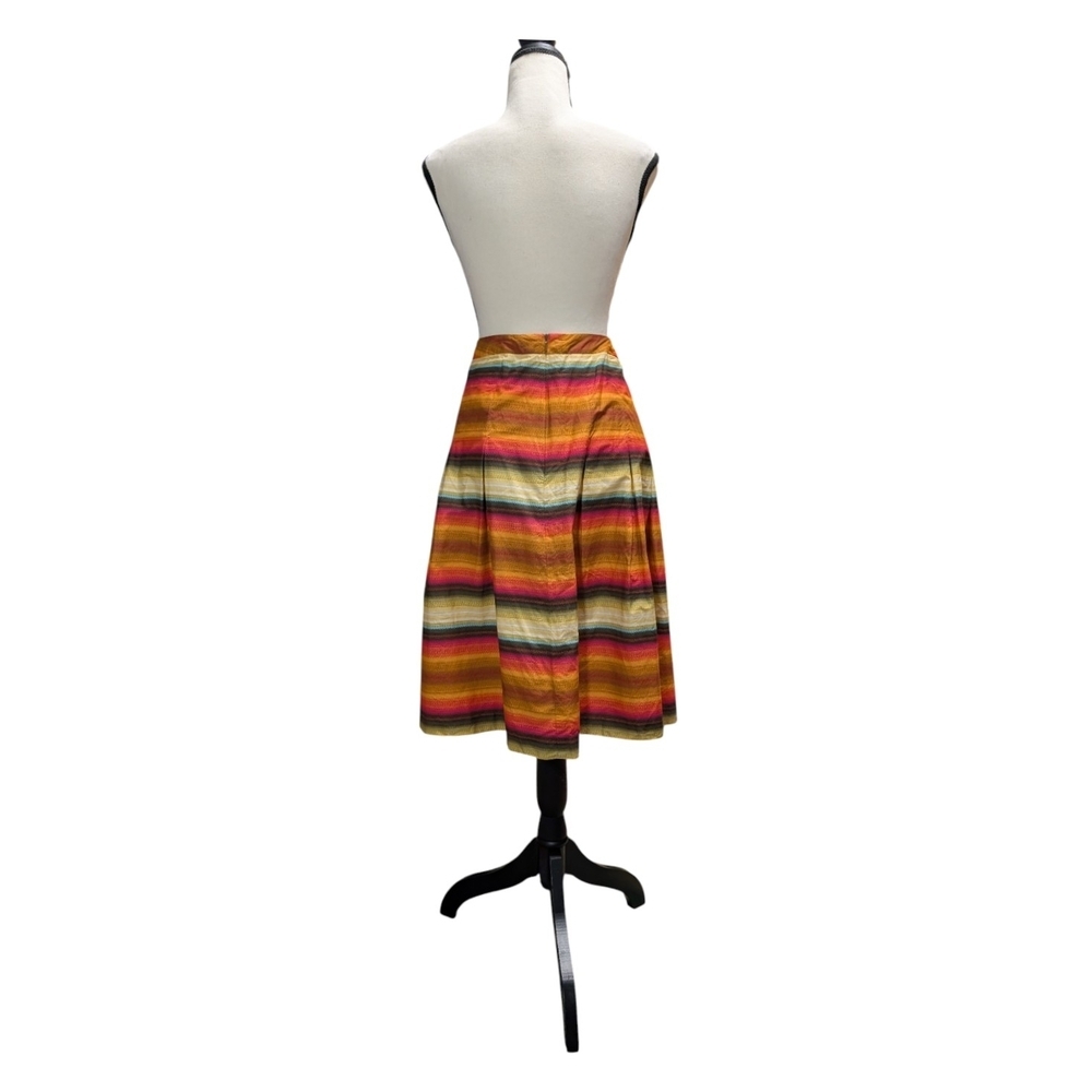 *2 FOR 1* Talbots Black and Multicolor A-Line Skirt - Picture 3 of 8